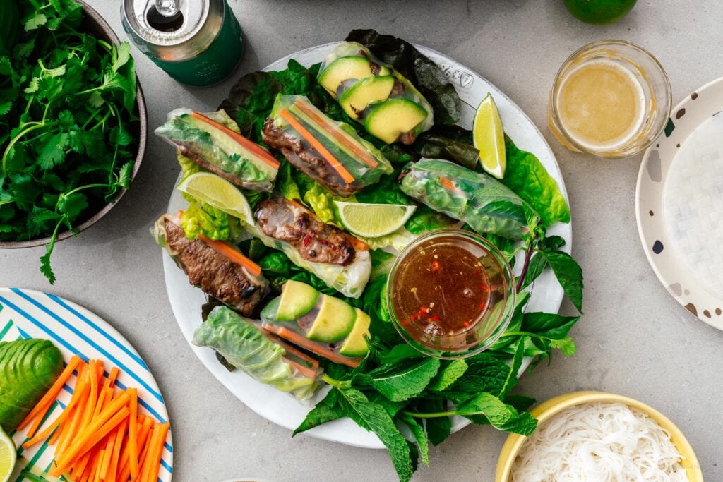 spring rolls recipe | www.iamafoodblog.com