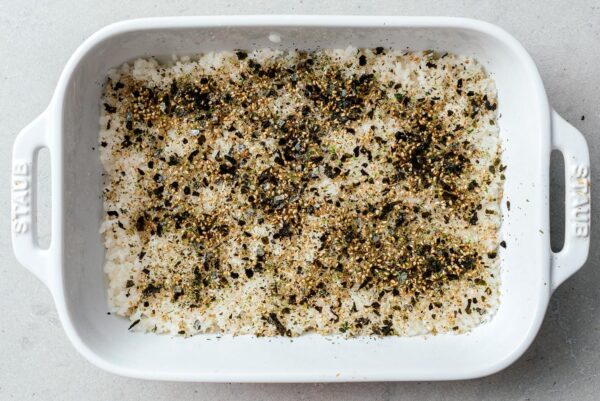 sushi rice with furikake | www.iamafoodblog.com