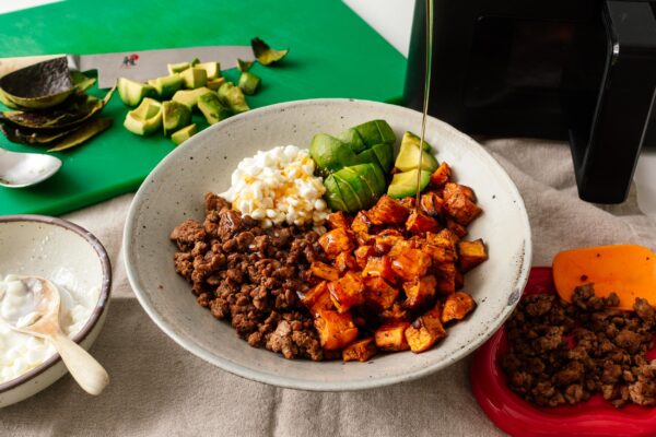 sweet potato beef bowl | www.iamafoodblog.com