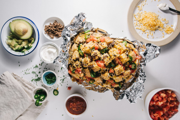 taco pull apart bread - www.iamafoodblog.com