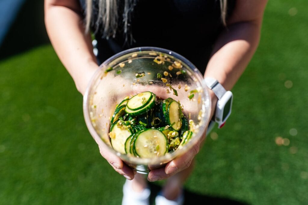 tiktok cucumber salad | www.iamafoodblog.com