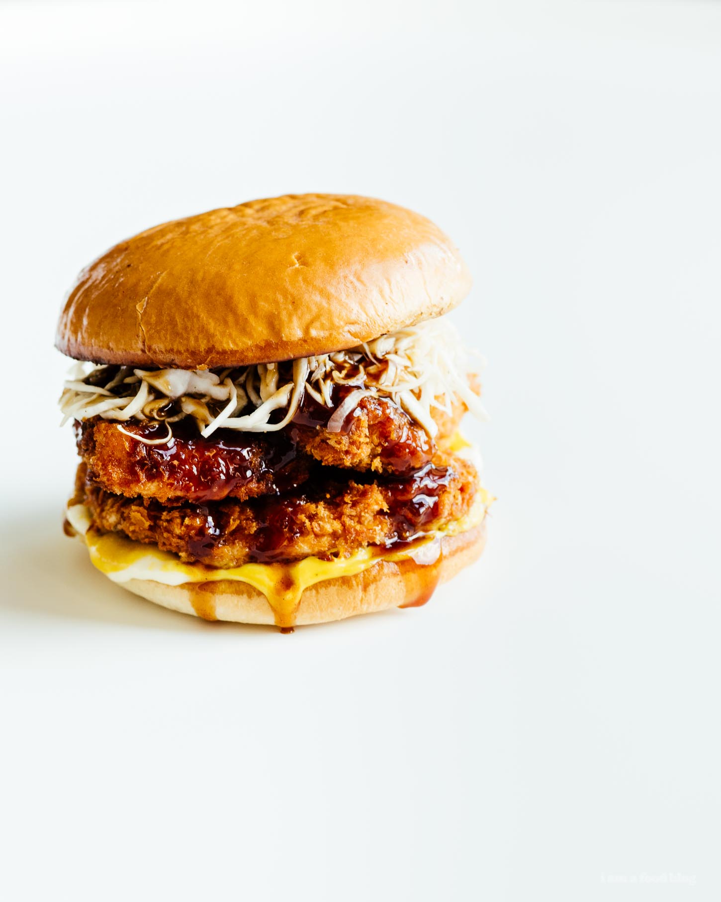 Tonkatsu Burger Recipe - www.iamafoodblog.com
