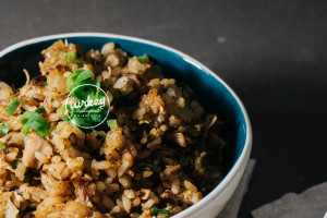 turkey fried rice recipe - www.iamafoodblog.com