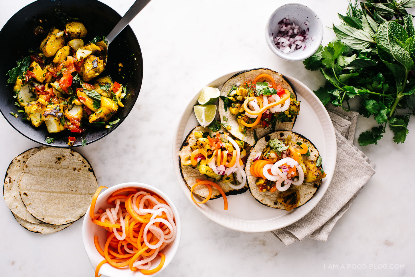 vietnamese fish tacos recipe - www.iamafoodblog.com