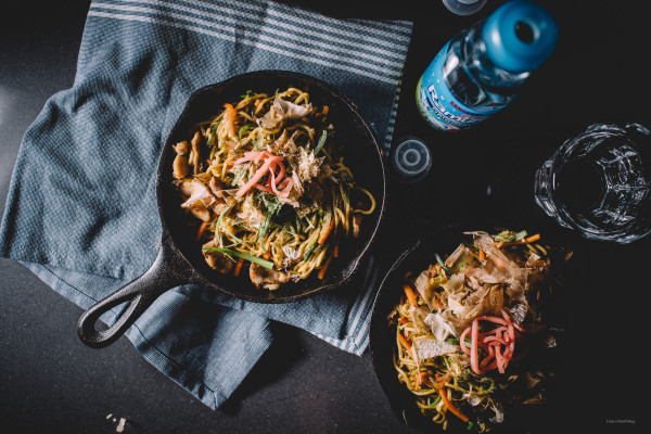 chicken yakisoba recipe - www.iamafoodblog.com